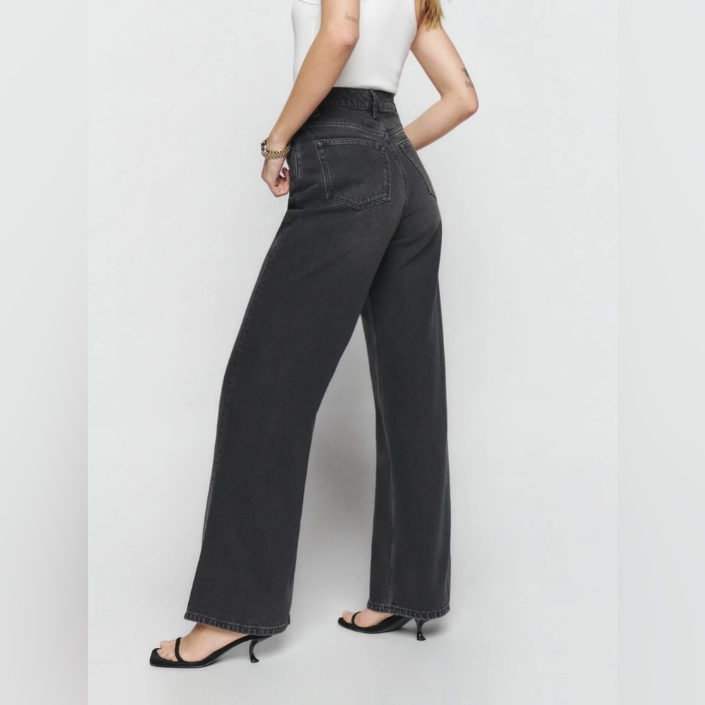 Reformation Cary High Rise Slouchy Wide Leg Jeans